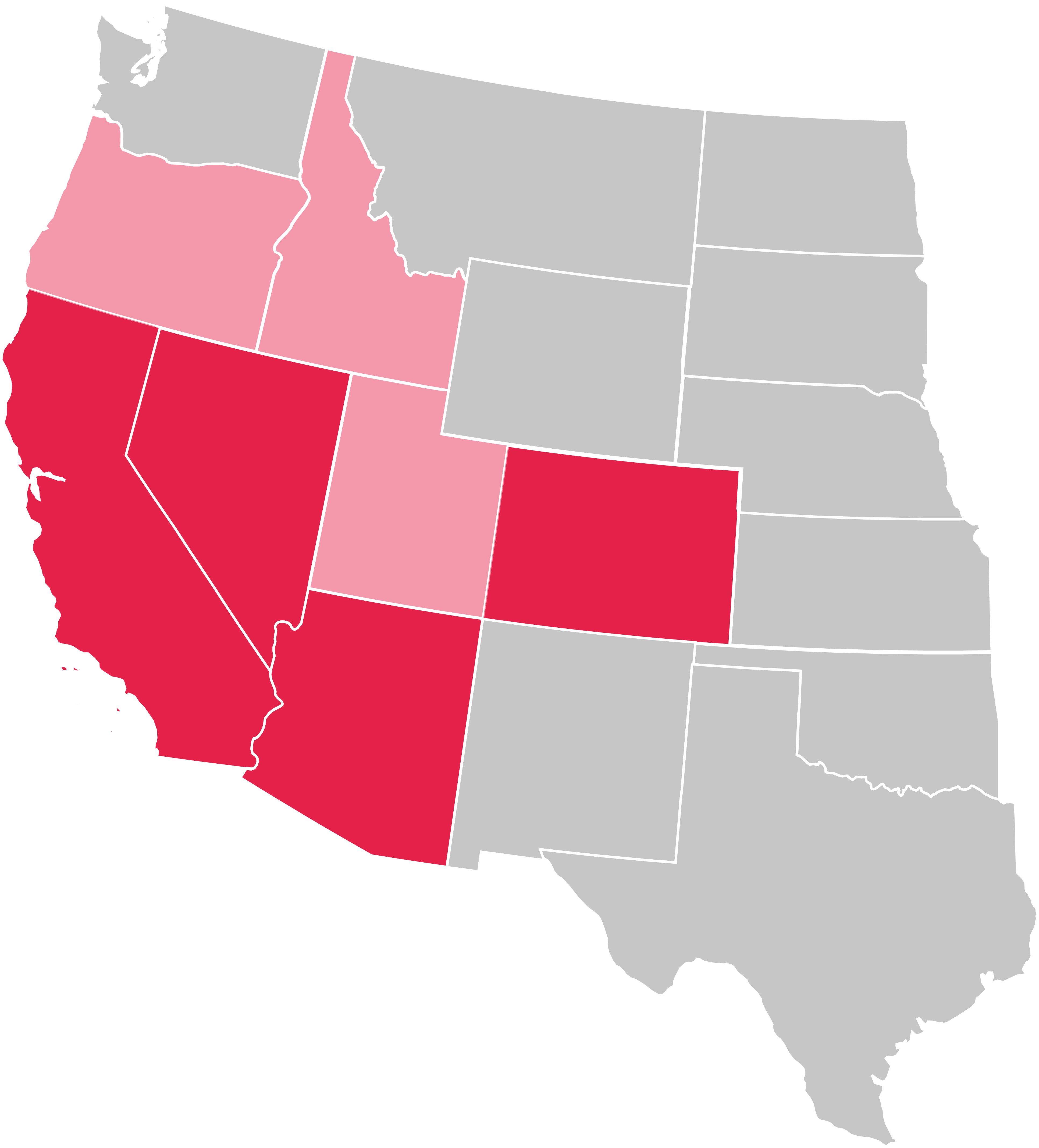 SnapFi West Coast Location Map