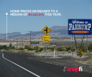 Photo of neighborhood in Pahrump, NV. Median home price $1,241,271